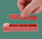 Nordic-Style Supplement Storage Box for Daily Use – Organized Pill Organizer for Home, Travel and Wellness Routines