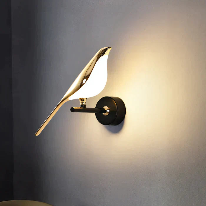 Bird-Inspired Wall Lamp for Modern Home Decor – Contemporary LED Wall Lighting for Living Room, Bedroom and Hallway