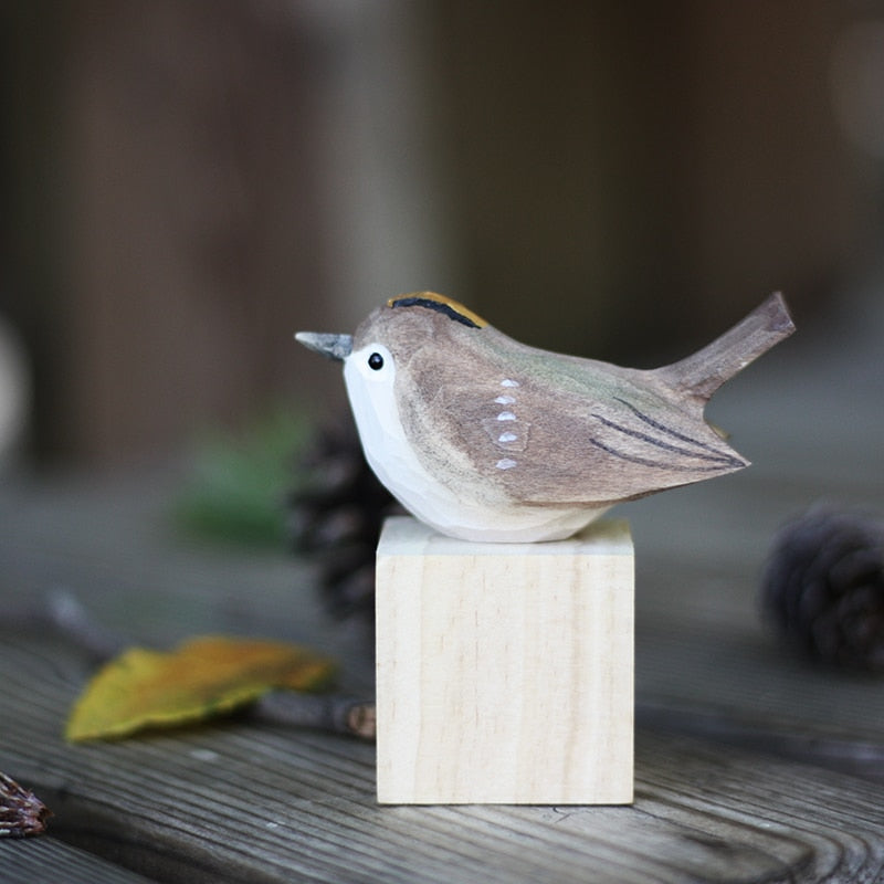 Artisan Crafted Wooden Birds - AuriBirds