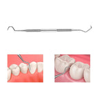 Stainless Steel Dental Explorer and Scraper for Oral Care – Precision Tool for Plaque Removal and Daily Dental Hygiene