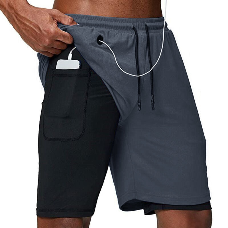 Taro Finn. – Men’s Running Shorts with Inner Compression Layer
