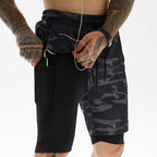 Taro Finn. – Men’s Running Shorts with Inner Compression Layer