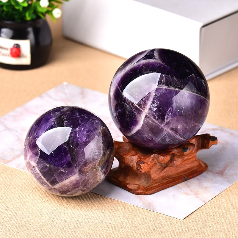 Decorative Crystal Sphere for Home Decor – Elegant Accent Piece for Living Room, Bedroom and Meditation Spaces