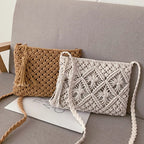 Mira Solis. – Woven Summer Shoulder Bag