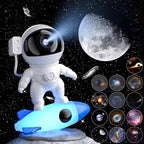 Astronaut Projection Lamp for Bedroom Decor – LED Galaxy Projector with Stars and Nebula Effects for Relaxing Ambience