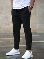 Men’s Stretch Trousers for Everyday Wear – Comfortable Slim-Fit Pants for Work, Casual Outfits and Modern Style