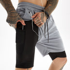 Taro Finn. – Men’s Running Shorts with Inner Compression Layer