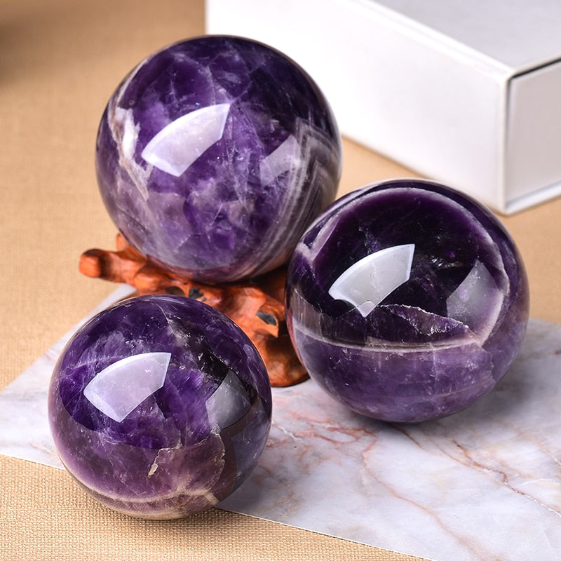 Decorative Crystal Sphere for Home Decor – Elegant Accent Piece for Living Room, Bedroom and Meditation Spaces