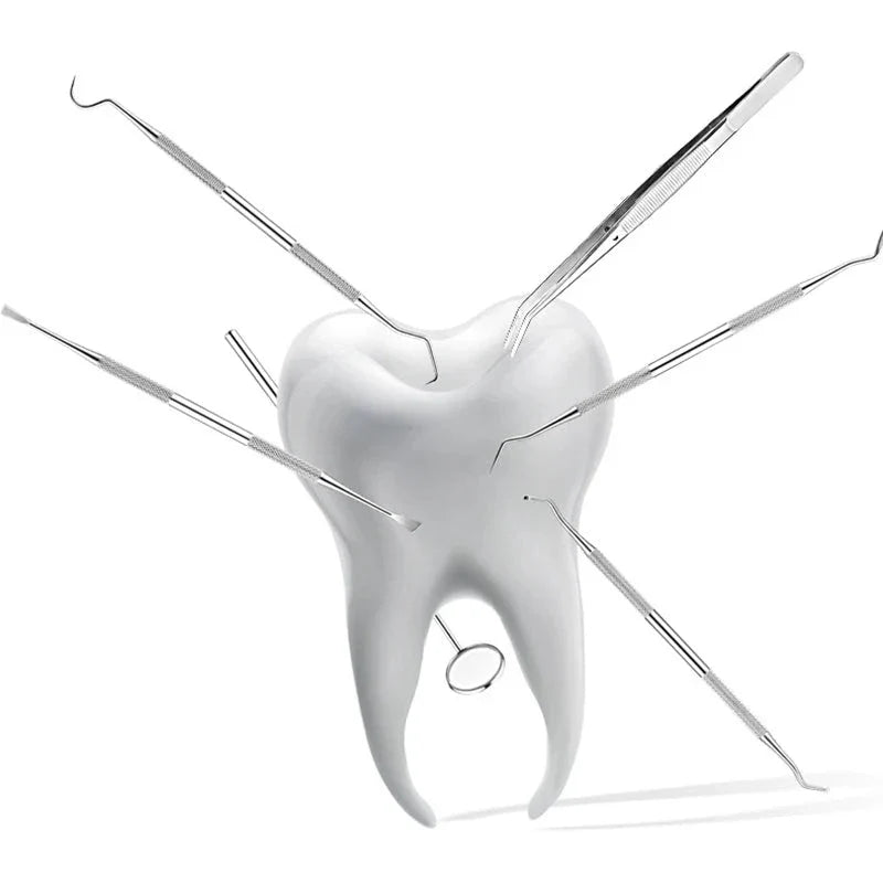 Stainless Steel Dental Explorer and Scraper for Oral Care – Precision Tool for Plaque Removal and Daily Dental Hygiene