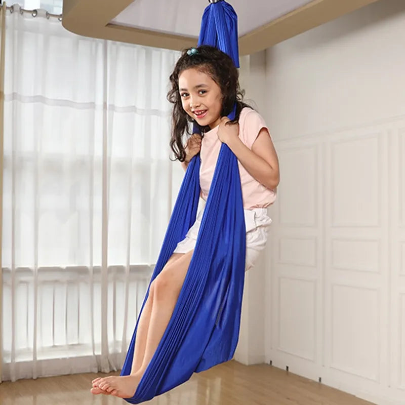 Therapy Sensory Swing for Children – Calming Cocoon-Style Hanging Chair | Indoor Compression Swing for Focus, Relaxation & Sensory Support