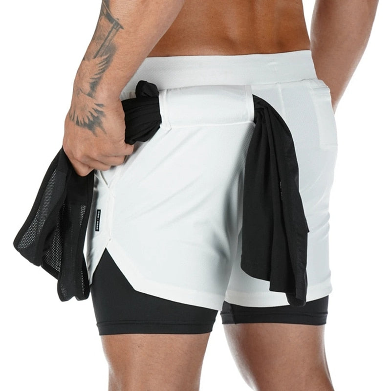 Taro Finn. – Men’s Running Shorts with Inner Compression Layer