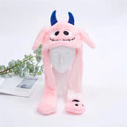 Interactive Bunny Ears Hat for Kids and Adults – Cute Plush Hat with Moving Ears for Play, Costumes and Gifts