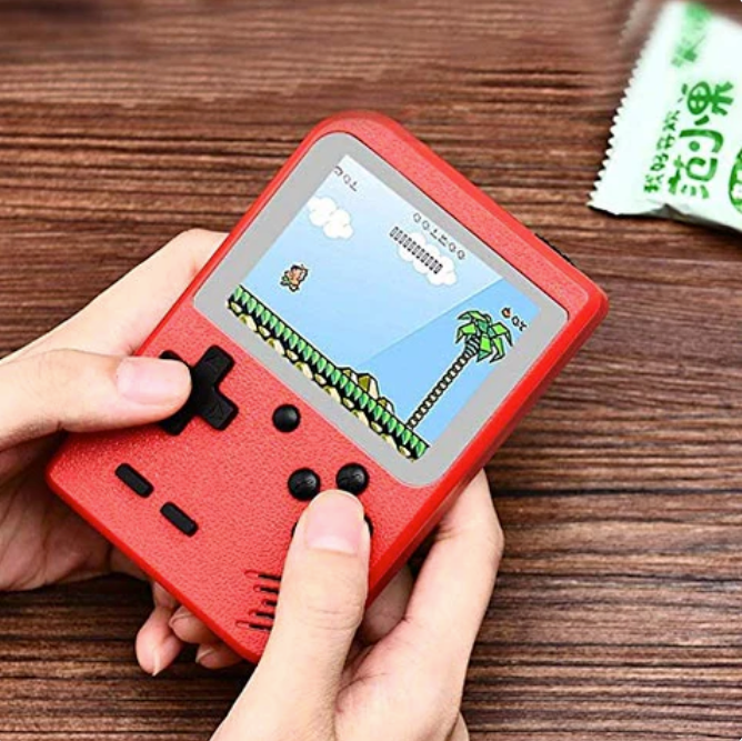 Portable Mini Retro Gaming Console – Handheld Player with 400 Classic Games for On-the-Go Fun