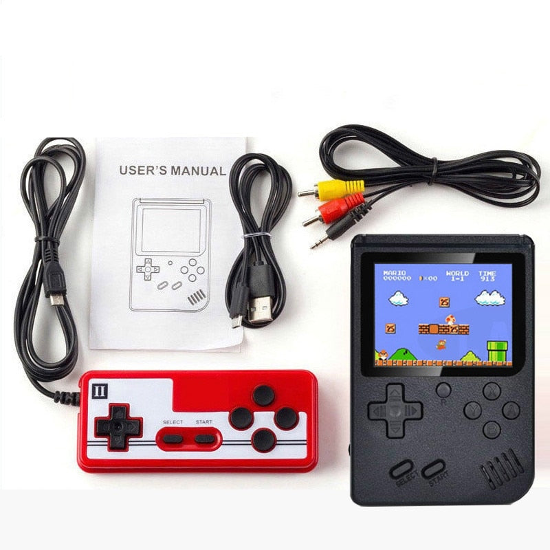 Portable Mini Retro Gaming Console – Handheld Player with 400 Classic Games for On-the-Go Fun