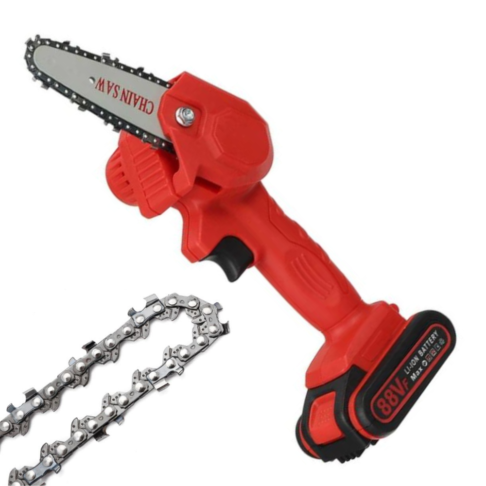Electric Handheld Pruning Chainsaw – Lightweight, High-Power Cutting Tool with Long Battery Runtime