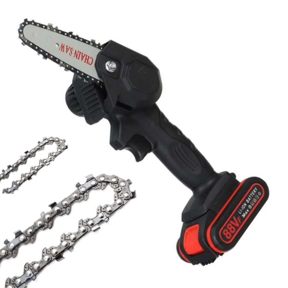 Electric Handheld Pruning Chainsaw – Lightweight, High-Power Cutting Tool with Long Battery Runtime