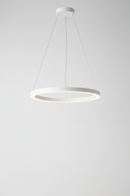 LED Ring Pendant Light for Modern Interiors – Minimalist Hanging Ceiling Lamp for Living Room, Dining Area and Garden