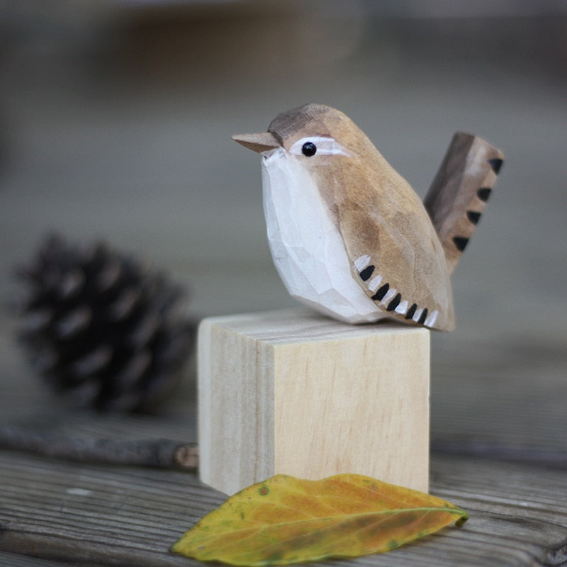 Artisan Crafted Wooden Birds - AuriBirds