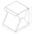 Portable Lighting Studio for Photography & Video – Foldable Light Box for Product Shooting – Create Professional Images Anywhere