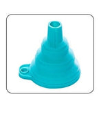 Space-Saving Collapsible Funnel for Kitchen Use – Foldable Pouring Tool for Cooking, Baking and Food Prep