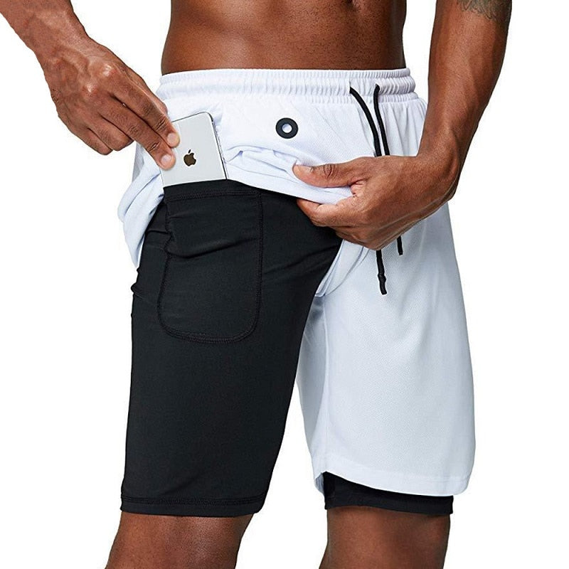 Taro Finn. – Men’s Running Shorts with Inner Compression Layer