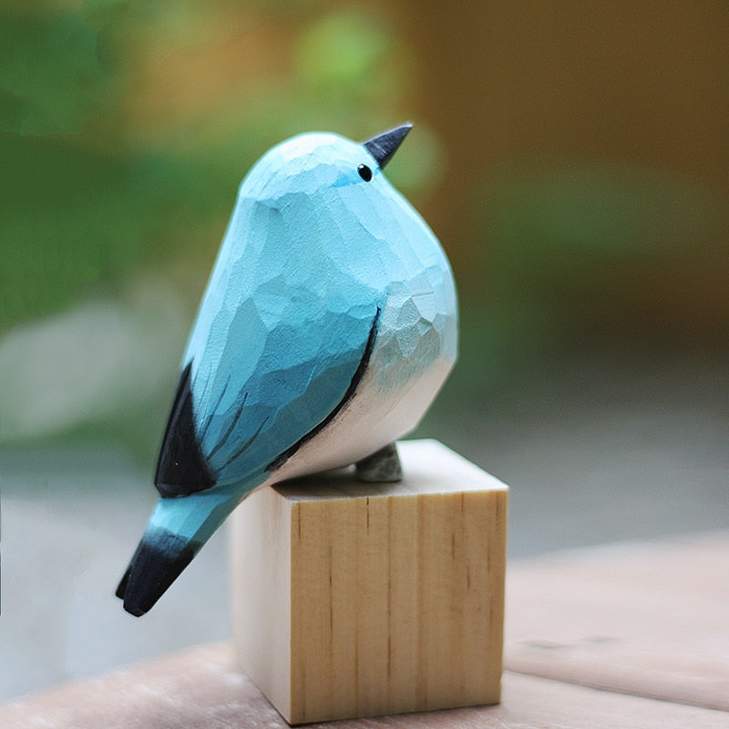 Artisan Crafted Wooden Birds - AuriBirds