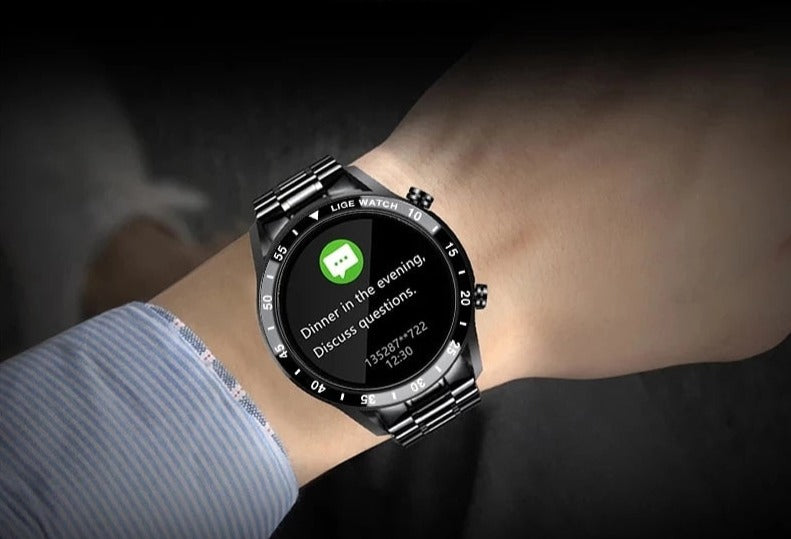 Deluxe Smartwatch | Elegant Design with Multi-Functional Features