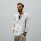 Cael Ren. – Lightweight Men’s Linen Blouse & T-Shirt for Summer Style