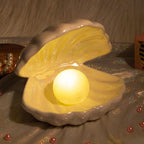 Pearl Shell Table Lamp for Soft Ambient Lighting – Elegant Decorative Lamp for Bedroom and Living Room