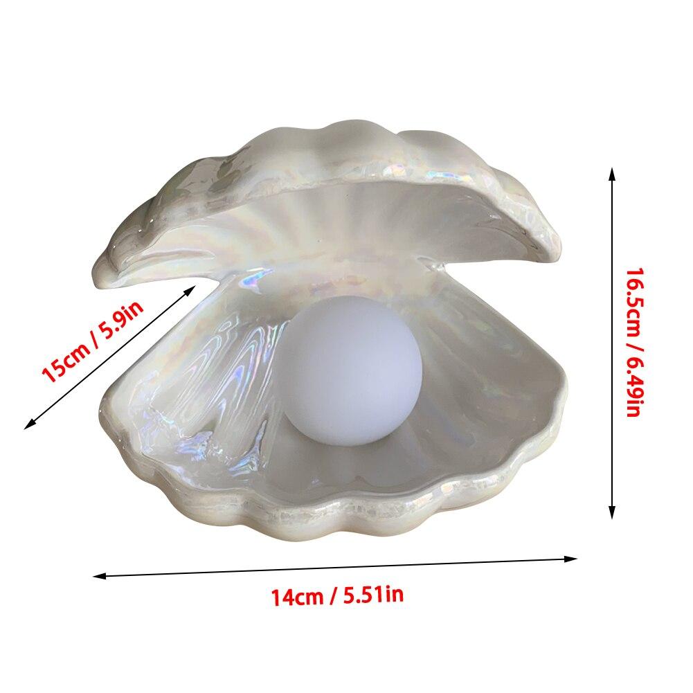 Pearl Shell Table Lamp for Soft Ambient Lighting – Elegant Decorative Lamp for Bedroom and Living Room