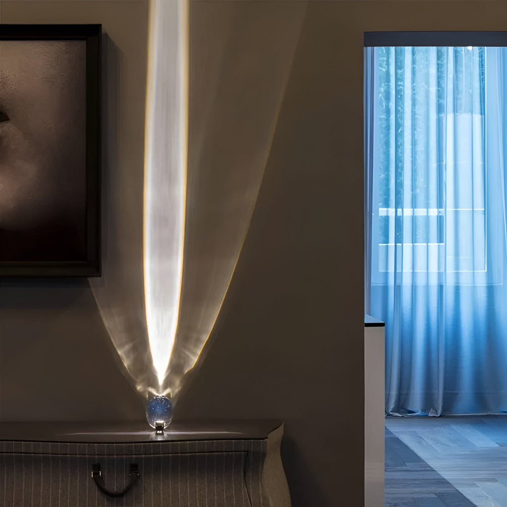 LED Prismatic Projector Lamp for Ambient Lighting – Colorful Light Projection for Bedroom, Living Room and Creative Spaces