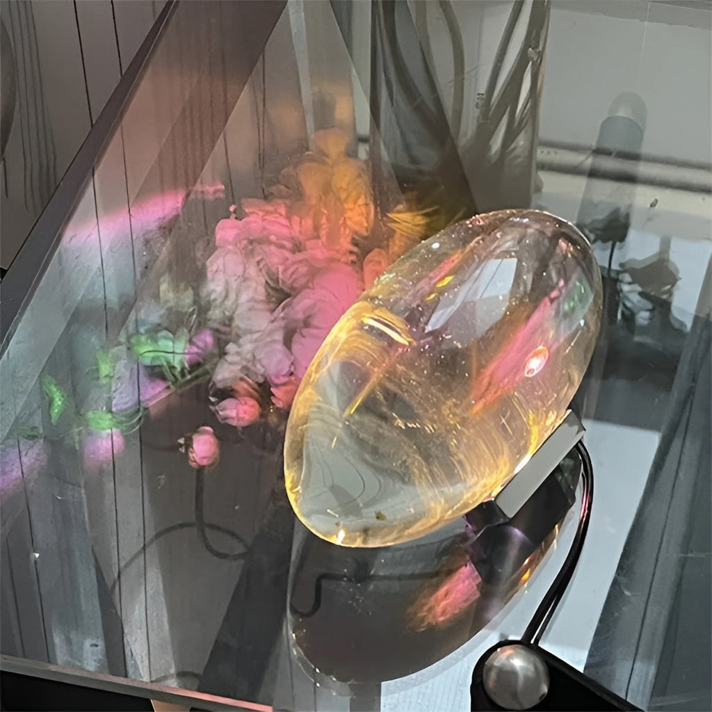 LED Prismatic Projector Lamp for Ambient Lighting – Colorful Light Projection for Bedroom, Living Room and Creative Spaces