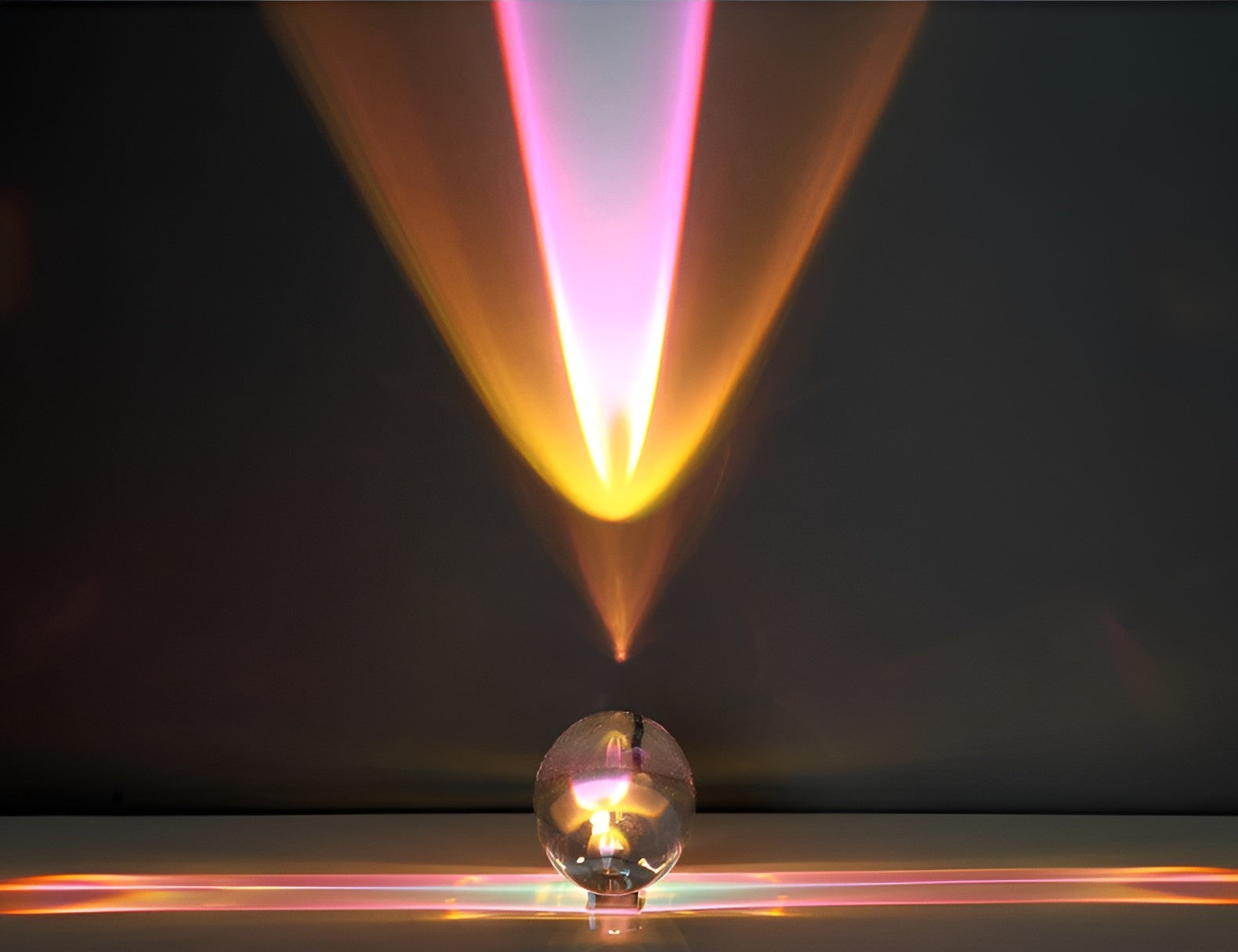 LED Prismatic Projector Lamp for Ambient Lighting – Colorful Light Projection for Bedroom, Living Room and Creative Spaces
