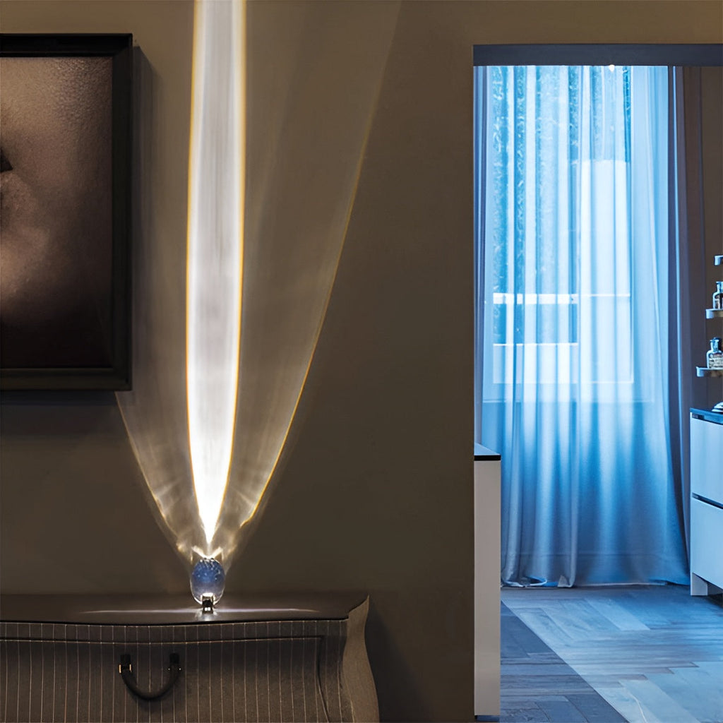 LED Prismatic Projector Lamp for Ambient Lighting – Colorful Light Projection for Bedroom, Living Room and Creative Spaces