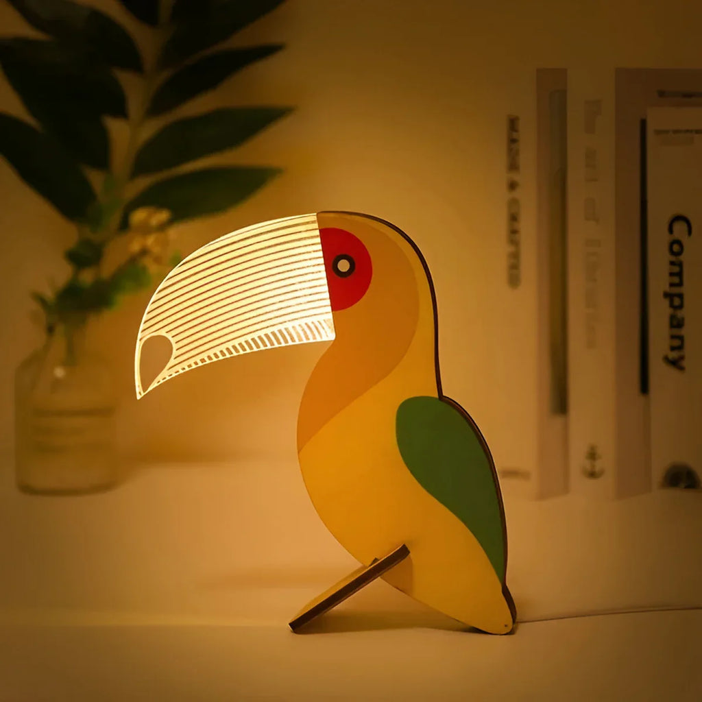 Animal-Themed Table Lamp for Home Decor – Decorative Ambient Lighting for Living Room, Bedroom and Creative Interiors