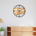 Transparent Wall Clock for Modern Home Decor – Minimalist Silent Clock for Living Room and Office