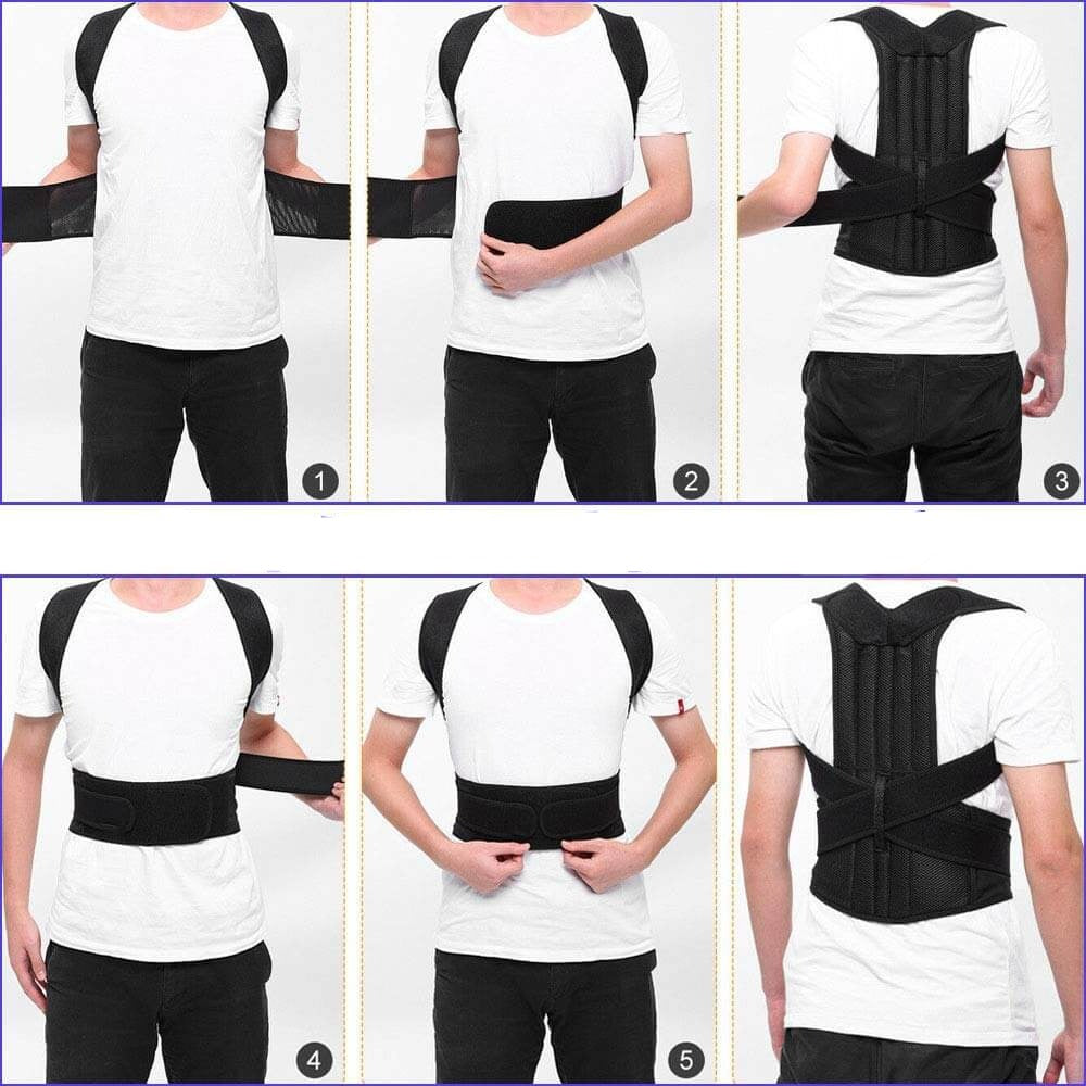Posture Support Vest – Adjustable Back & Shoulder Alignment Aid for Daily Comfort