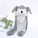 Interactive Bunny Ears Hat for Kids and Adults – Cute Plush Hat with Moving Ears for Play, Costumes and Gifts