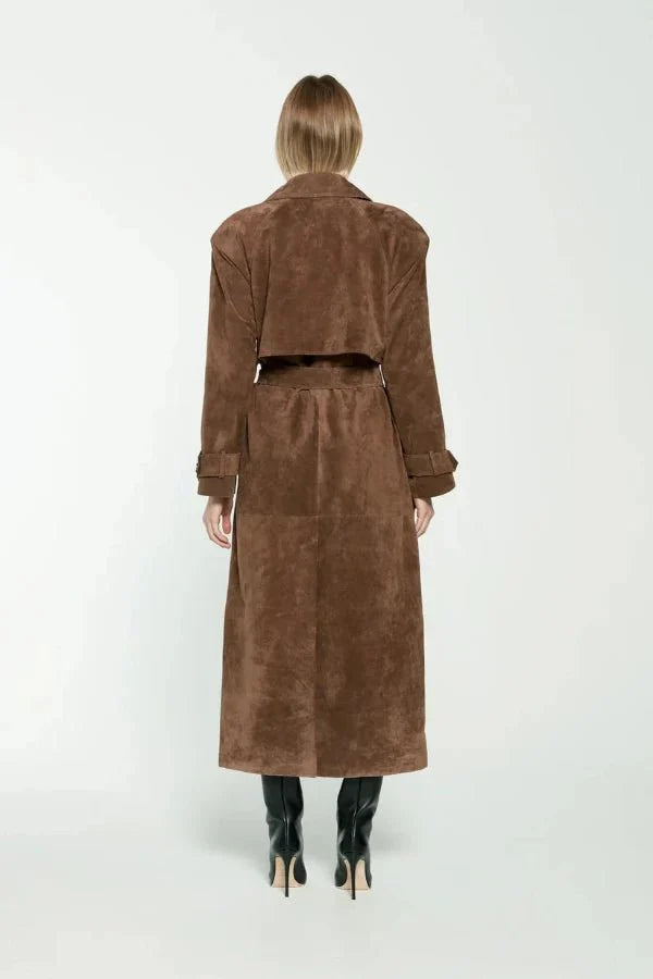 Galatea Longline Trench Coat