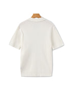 Luxury Ribbed Polo Shirt