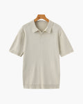 Luxury Ribbed Polo Shirt