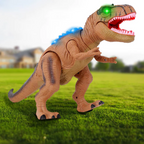 Remote-Control Electric Dinosaur Toy – Realistic Walking, Roaring Action with LED Lights