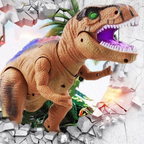 Remote-Control Electric Dinosaur Toy – Realistic Walking, Roaring Action with LED Lights