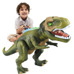 Remote-Control Electric Dinosaur Toy – Realistic Walking, Roaring Action with LED Lights