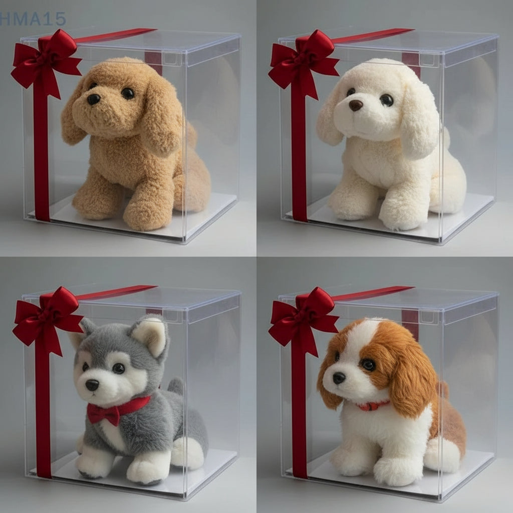 AI-Powered Interactive Robotic Puppy Toy | Realistic Barking & Walking | Lifelike Play Companion for Kids