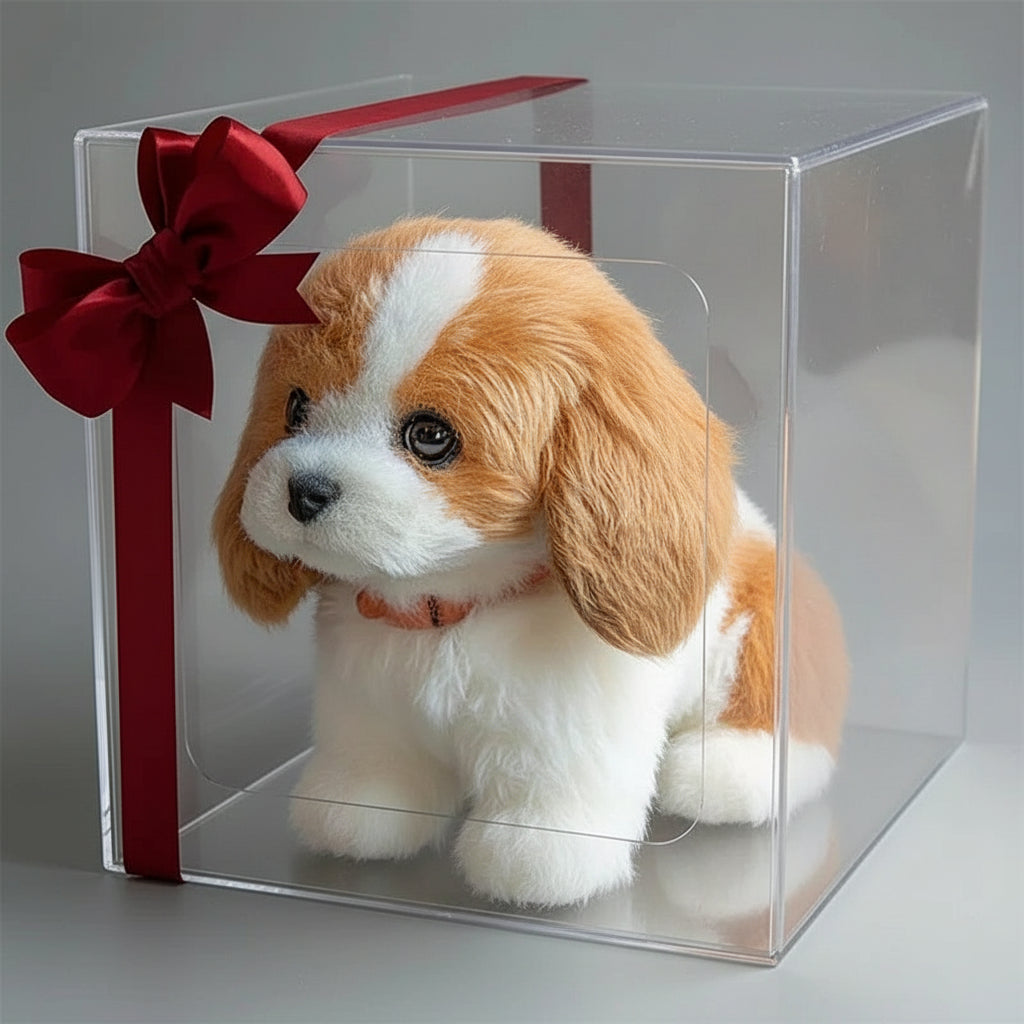 AI-Powered Interactive Robotic Puppy Toy | Realistic Barking & Walking | Lifelike Play Companion for Kids