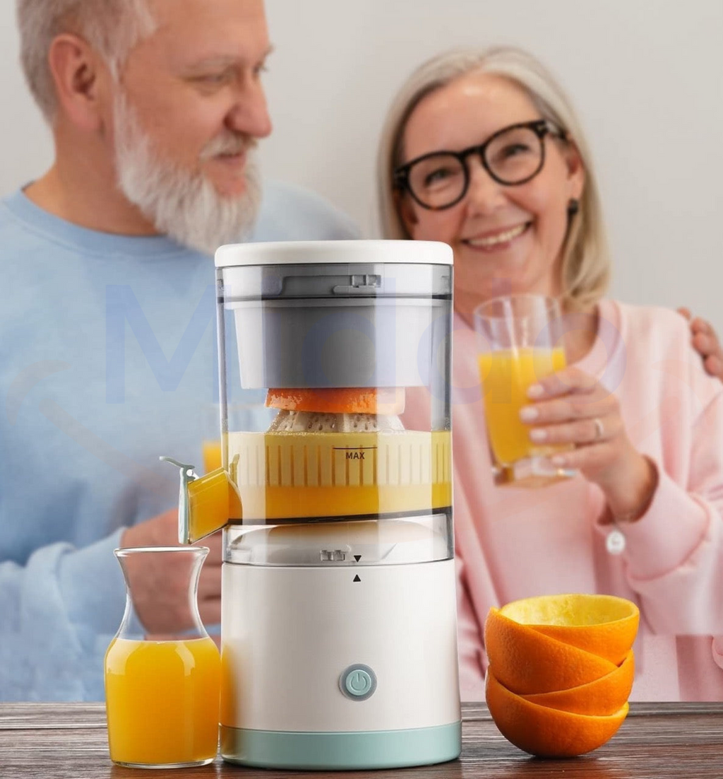 Electric Citrus Juicer for Fresh Juice at Home – Easy Squeezing Appliance for Oranges, Lemons and Daily Use