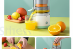 Electric Citrus Juicer for Fresh Juice at Home – Easy Squeezing Appliance for Oranges, Lemons and Daily Use