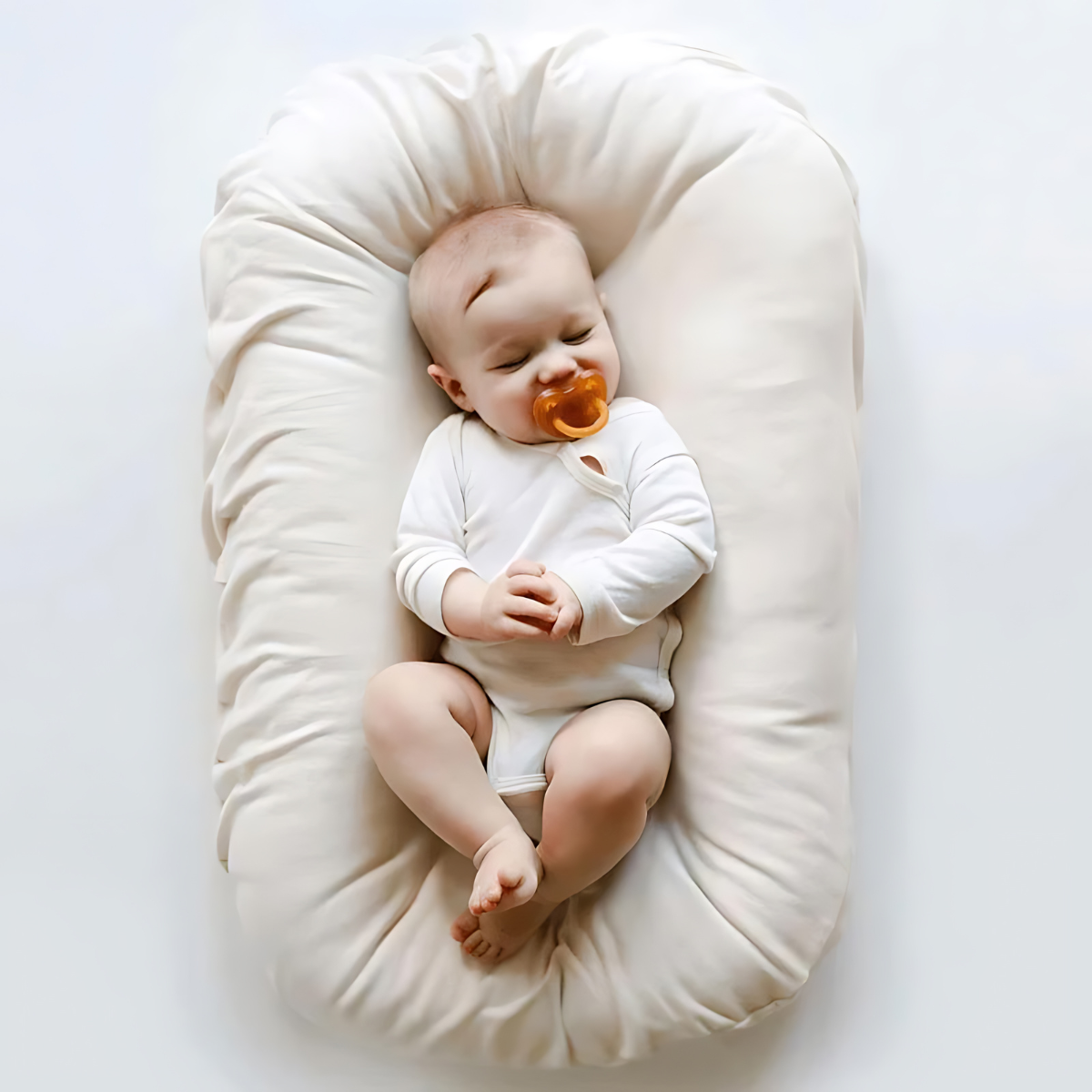 Baby Lounger for Newborn Rest and Play – Comfortable Support Nest for Supervised Lounging at Home
