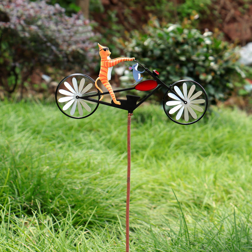 Whimsical Garden Windmill for Outdoor Decor – Decorative Spinning Accent for Yard, Lawn and Garden Displays